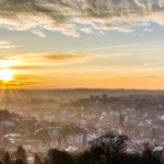 Panorama de Verviers via Drone professionnel en Wallonie